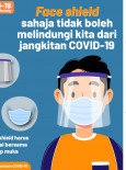 Face Shield Sahaja Tidak Boleh Melindungi Kita Dari Jangkitan COVID-19